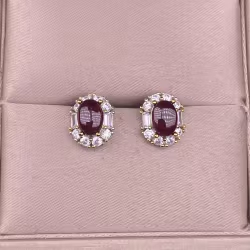 Luxurious Garnet Earrings