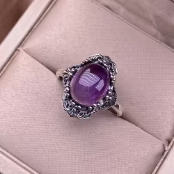 Lace Amethyst Ring