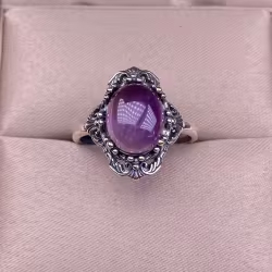 Lace Amethyst Ring