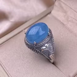 Eagle Aquamarine Ring