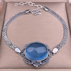 Dainty Aquamarine Bracelet