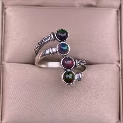 Black Opal Ring