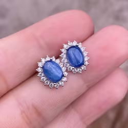 Flawless Blue Crystal Earrings