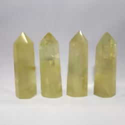 Natural Citrine Single Point Hexagonal Column