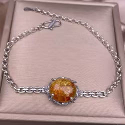 Flower Amber Bracelet