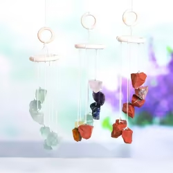 Raw stone wind chime