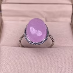 Versatile Lithia Quartz Ring