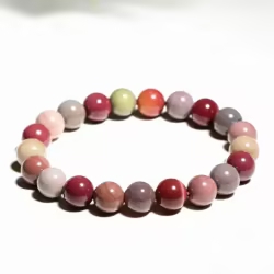 Cracked Pattern Alashan Agate Bracelet