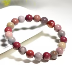 Cracked Pattern Alashan Agate Bracelet