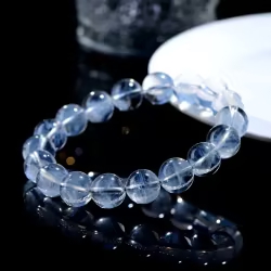 Blue Quartz with Needle-like Inclusions Bracelet