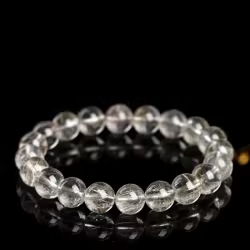 Silver Rutilated Quartz Bracelet