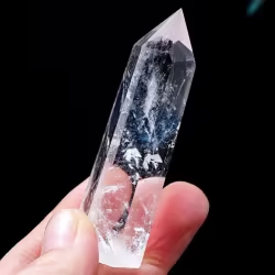 Clear Crystal Hexagonal Energy Column