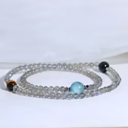 Natural Moonstone Beaded Bracelet