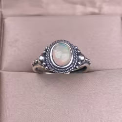 Delicate Opal Ring