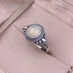 Delicate Opal Ring