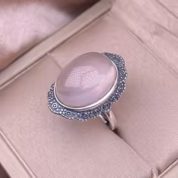 Versatile Rose Quartz Ring