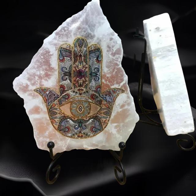 Gypsum Fairchildite Hand Ornaments