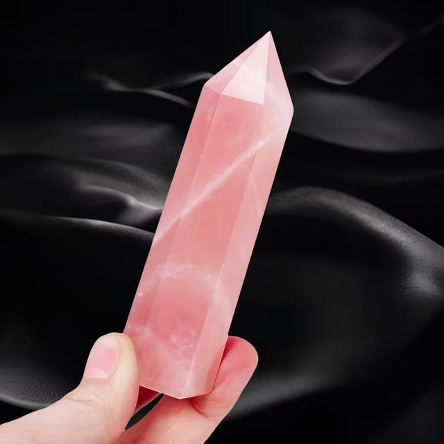 Natural Pink Crystal Column