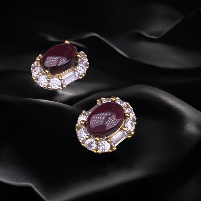 Luxurious Garnet Earrings