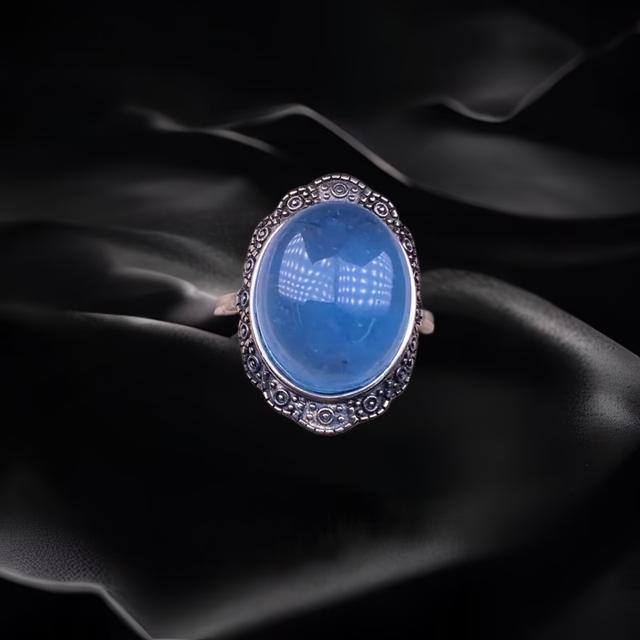 Stylish Aquamarine Ring