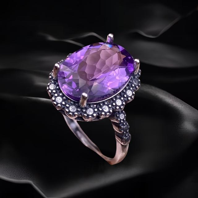 Amethyst and Citrine Ring