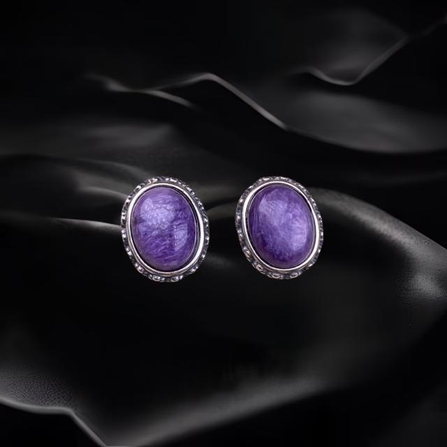 Charoite Earrings