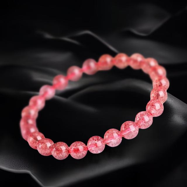 Strawberry Quartz Bracelet