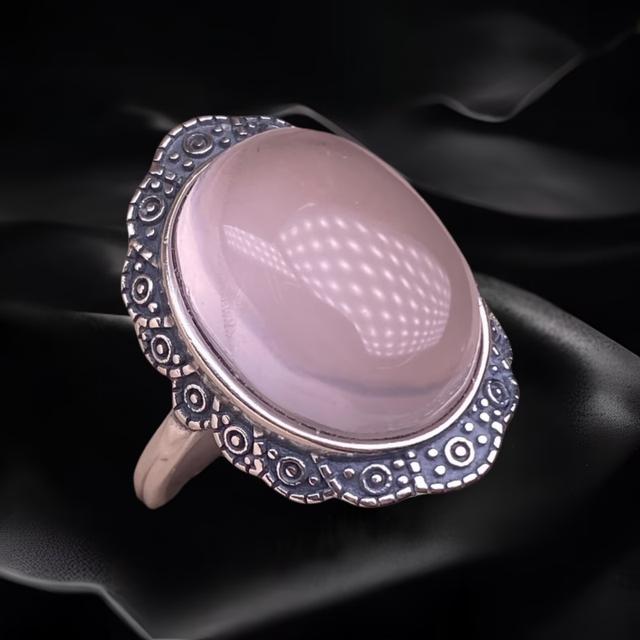 Versatile Rose Quartz Ring