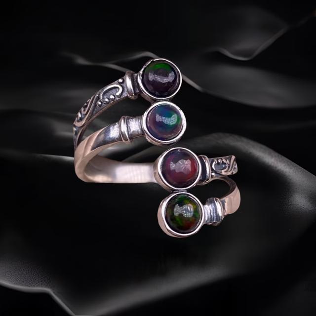 Black Opal Ring