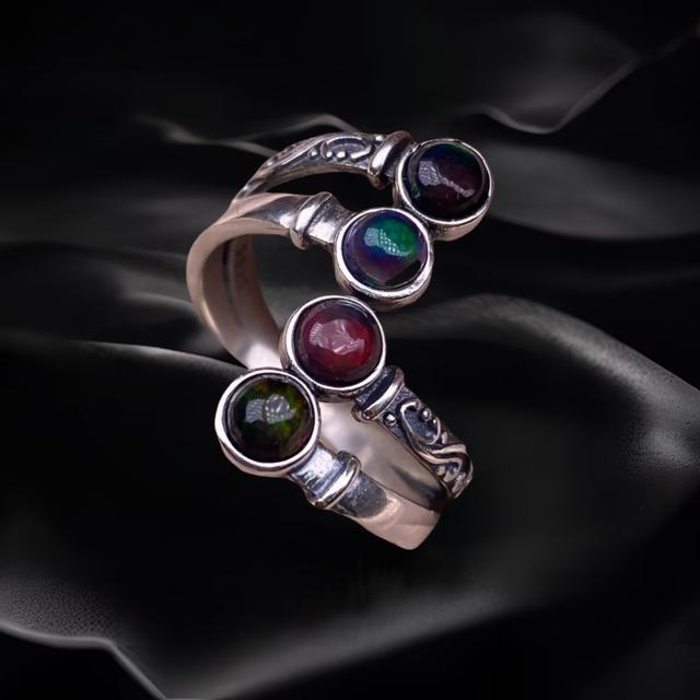 Black Opal Ring