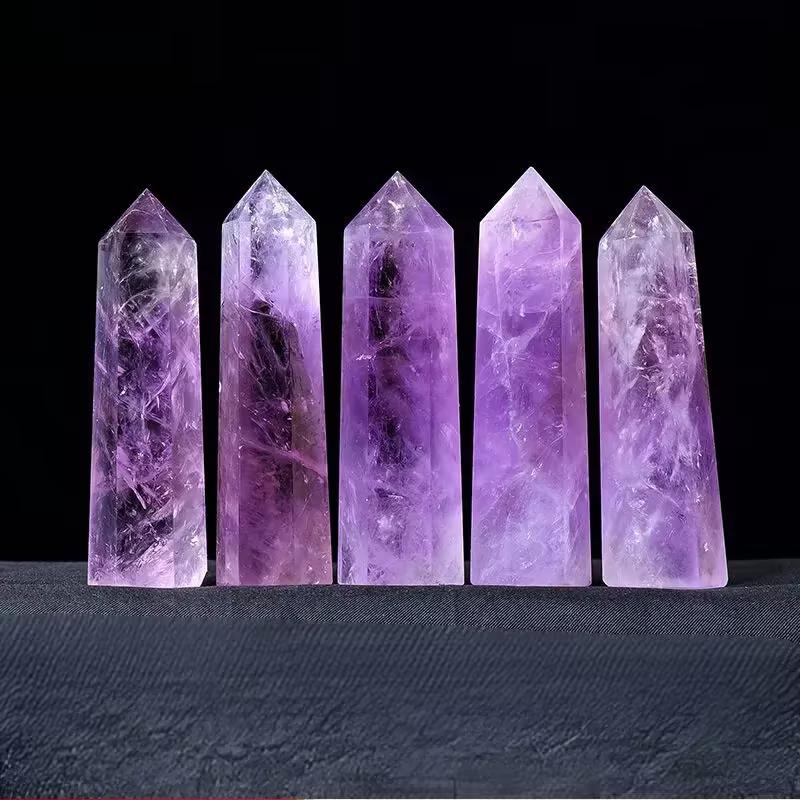 Brazilian Amethyst Crystal Column