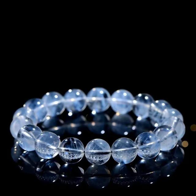 Blue Quartz with Needle-like Inclusions Bracelet