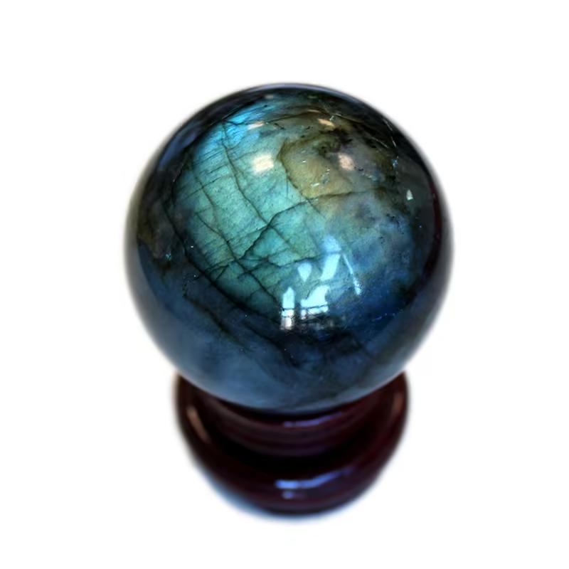 Natural Rhodonite Crystal Sphere